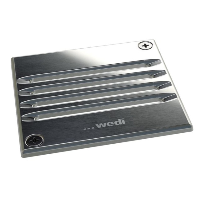 Wedi Fundo Fino Drain Grate 2.3 Square Screw-Fixed