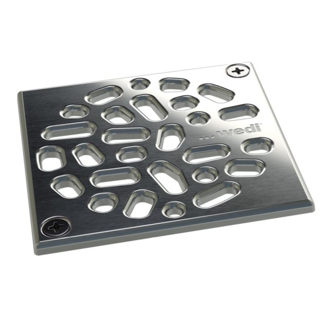 Wedi Fundo Fino Drain Grate 3.3 Square Screw-Fixed