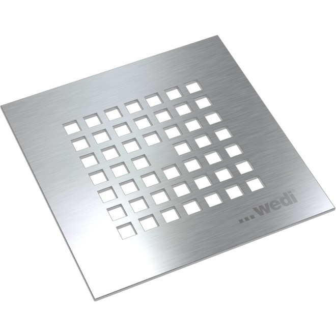 Wedi Fundo Fino Drain Grate 6.1 Square Solid Slim