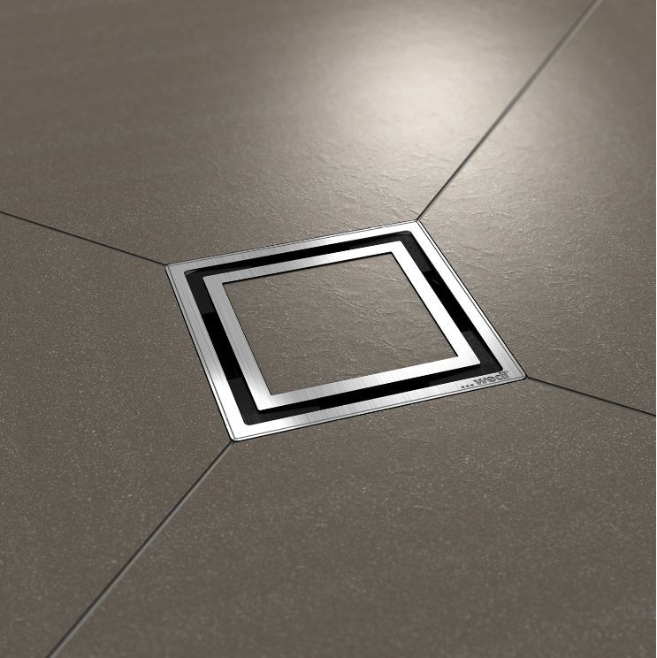Wedi Fundo Drain Grate 7.1 Square Tileable