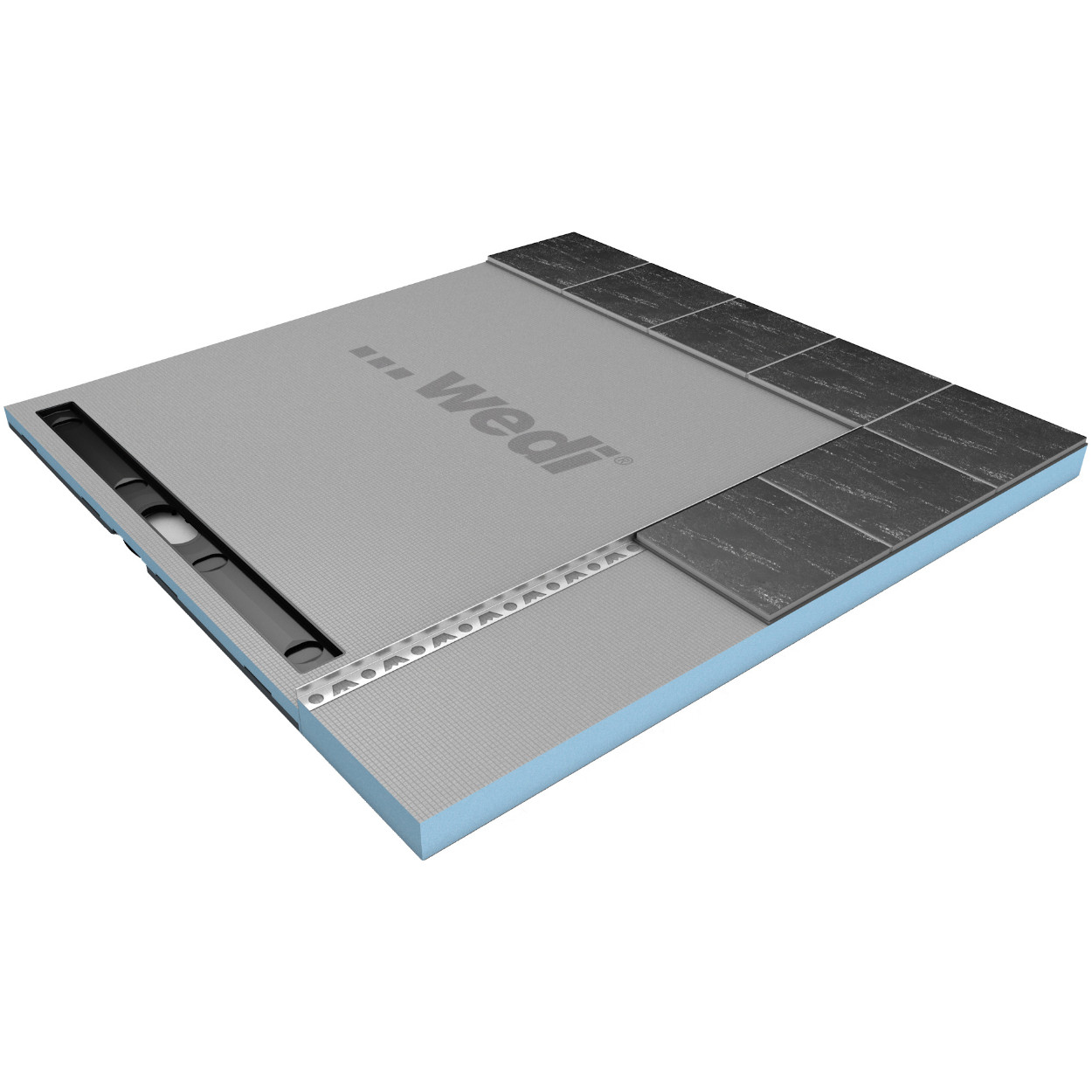 Wedi Fundo Riolito Neo / Plano Linea / Flex floor slope profile left