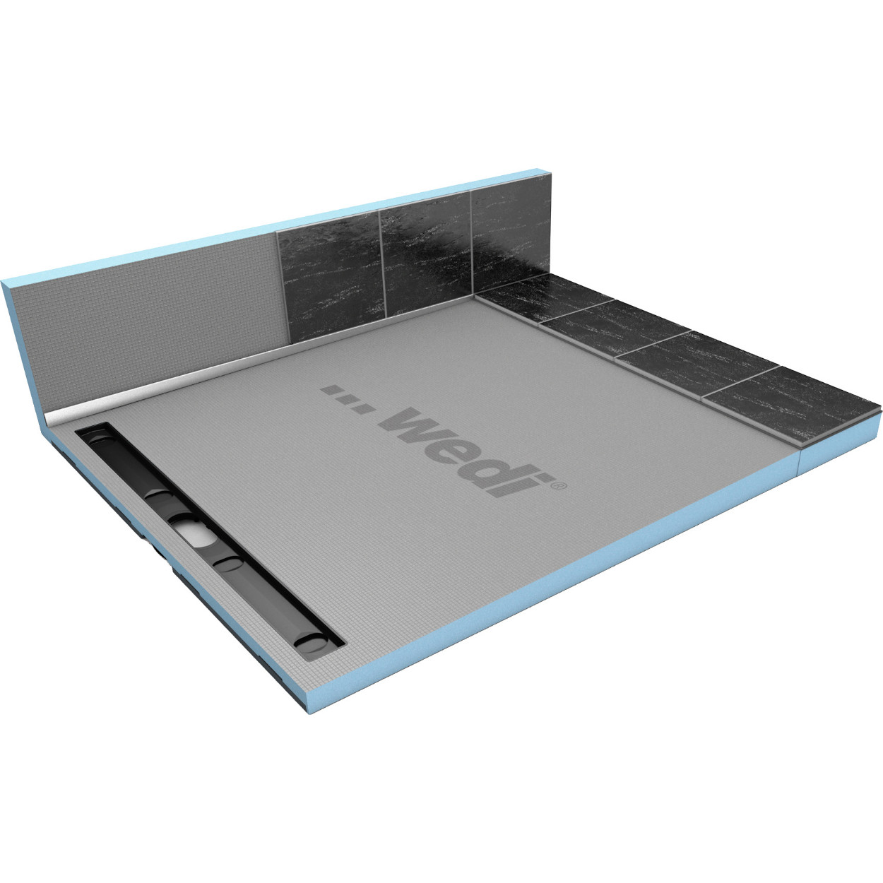 Wedi Fundo Riolito Neo / Plano Linea / Flex wall slope profile right