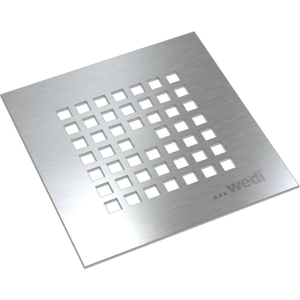 Wedi Fundo Fino Drain Grate 6.1 Square Solid Slim