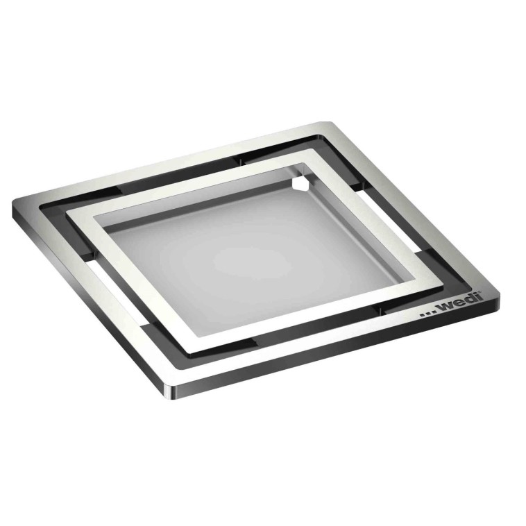 Wedi Fundo Drain Grate 7.1 Square Tileable