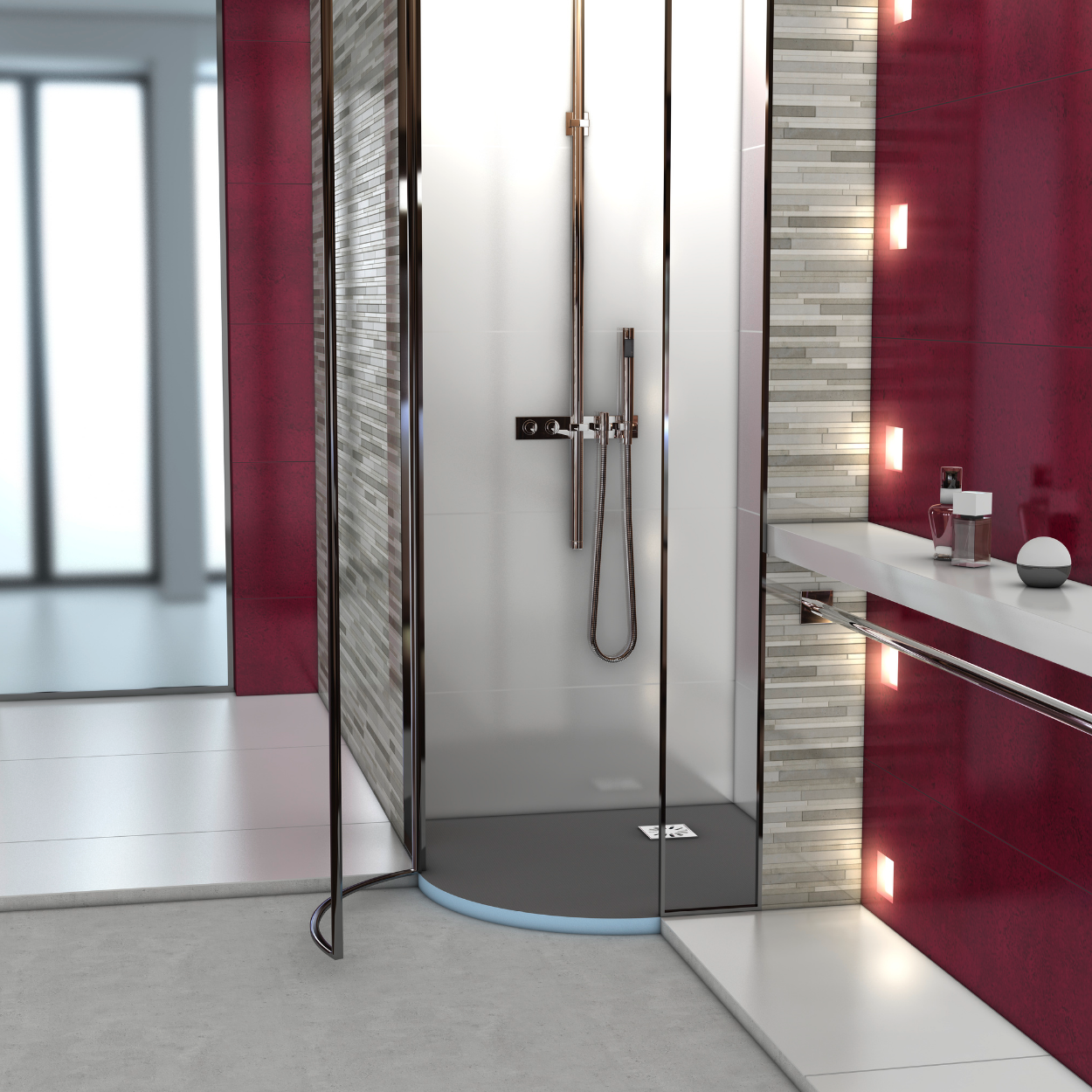 Wedi Fundo Borgo Shower Tray