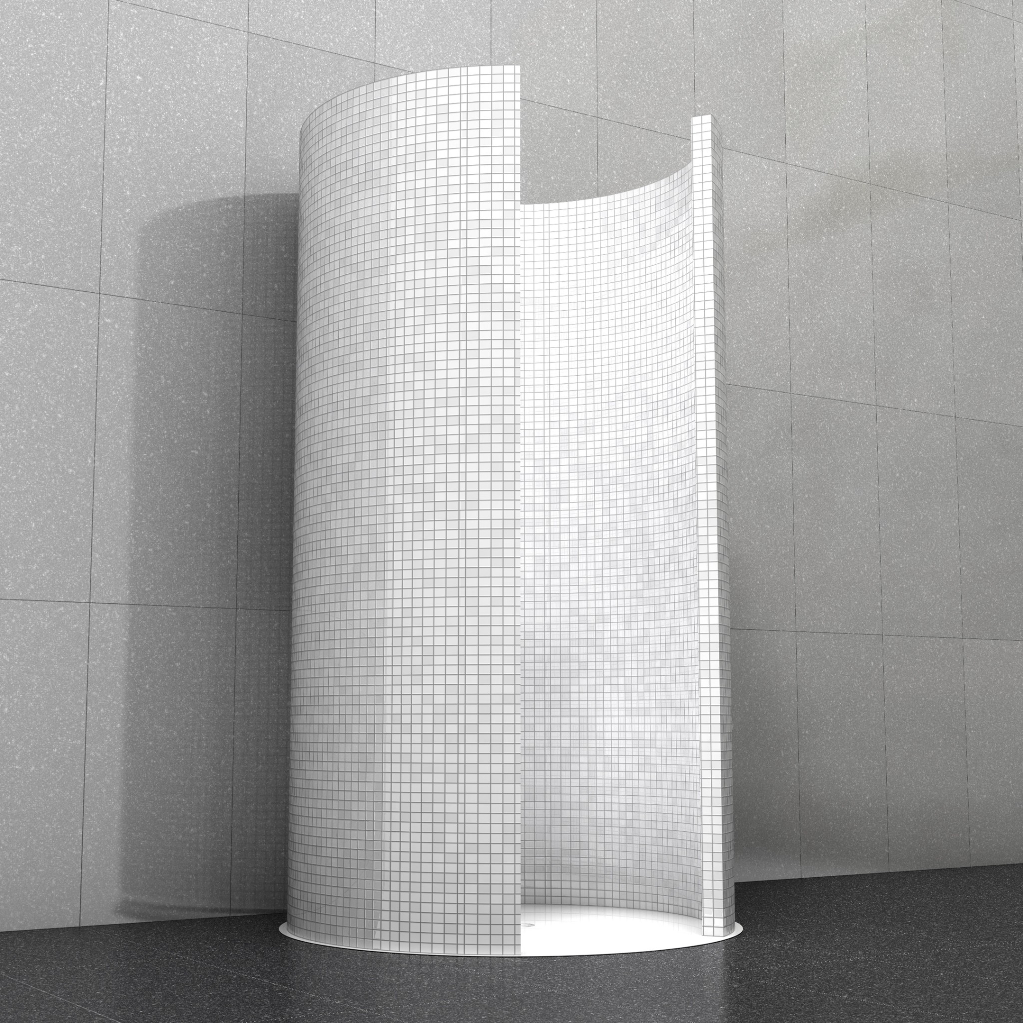 Wedi Fundo Trollo Libero Freestanding Walk-In Shower