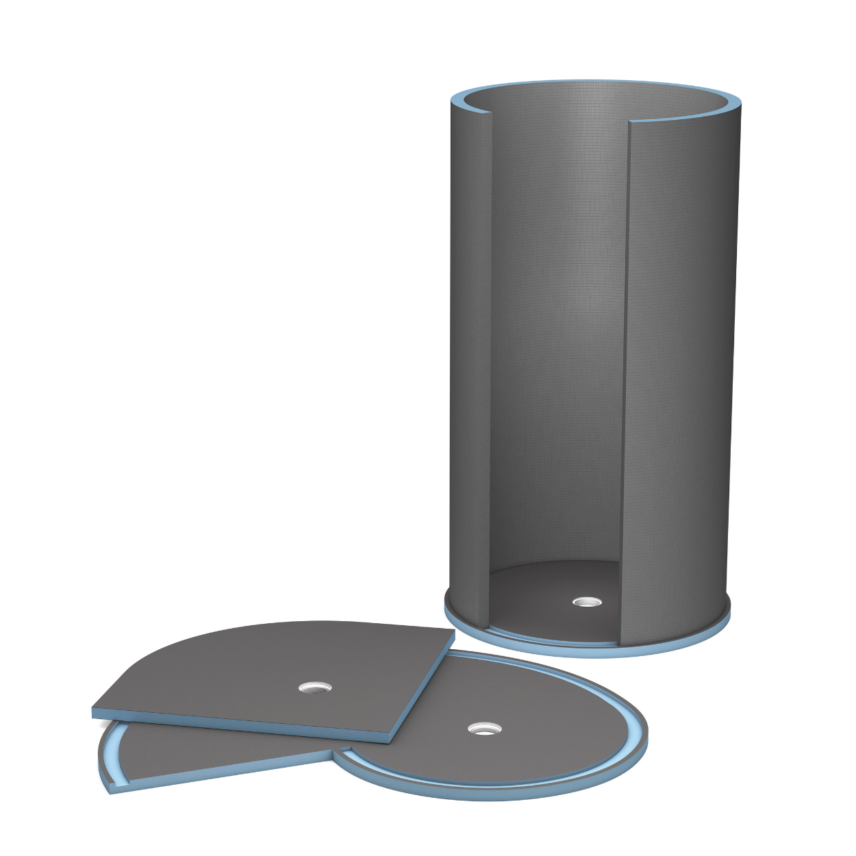 Wedi Fundo Trollo Libero Freestanding Walk-In Shower